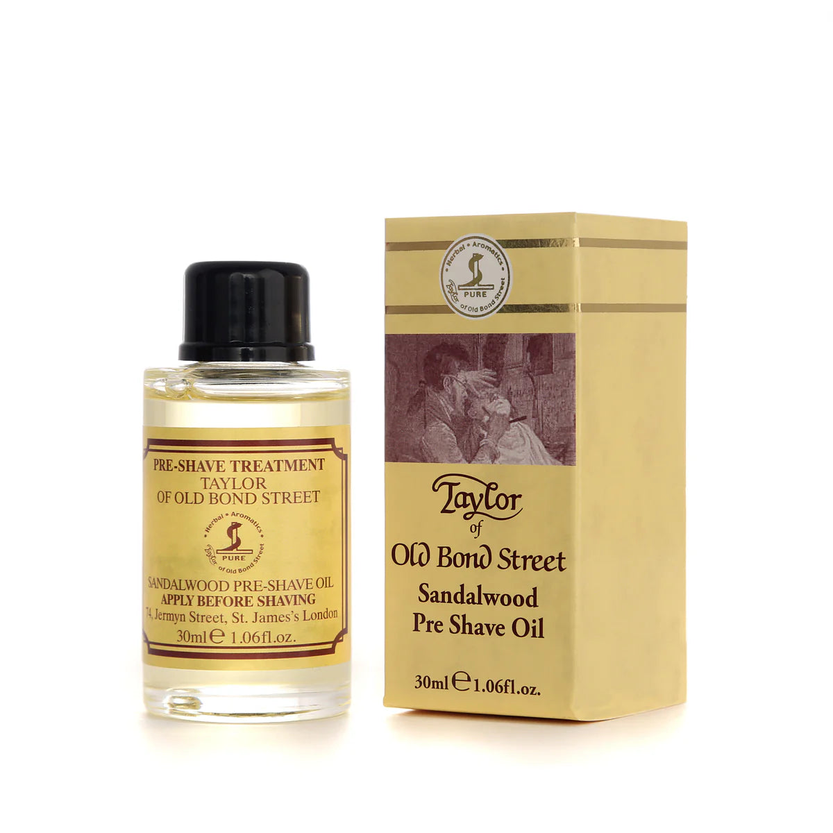 Pre-shave Oil Sandalwood 30ml