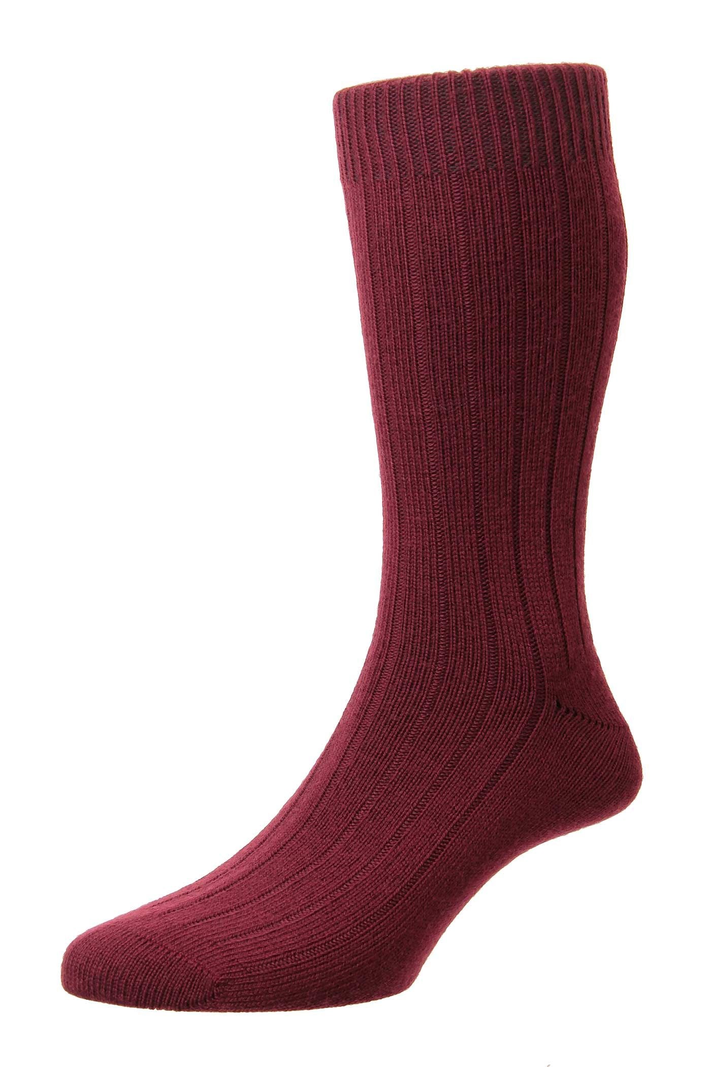 Packington WINE Merino Wool Men's Socks