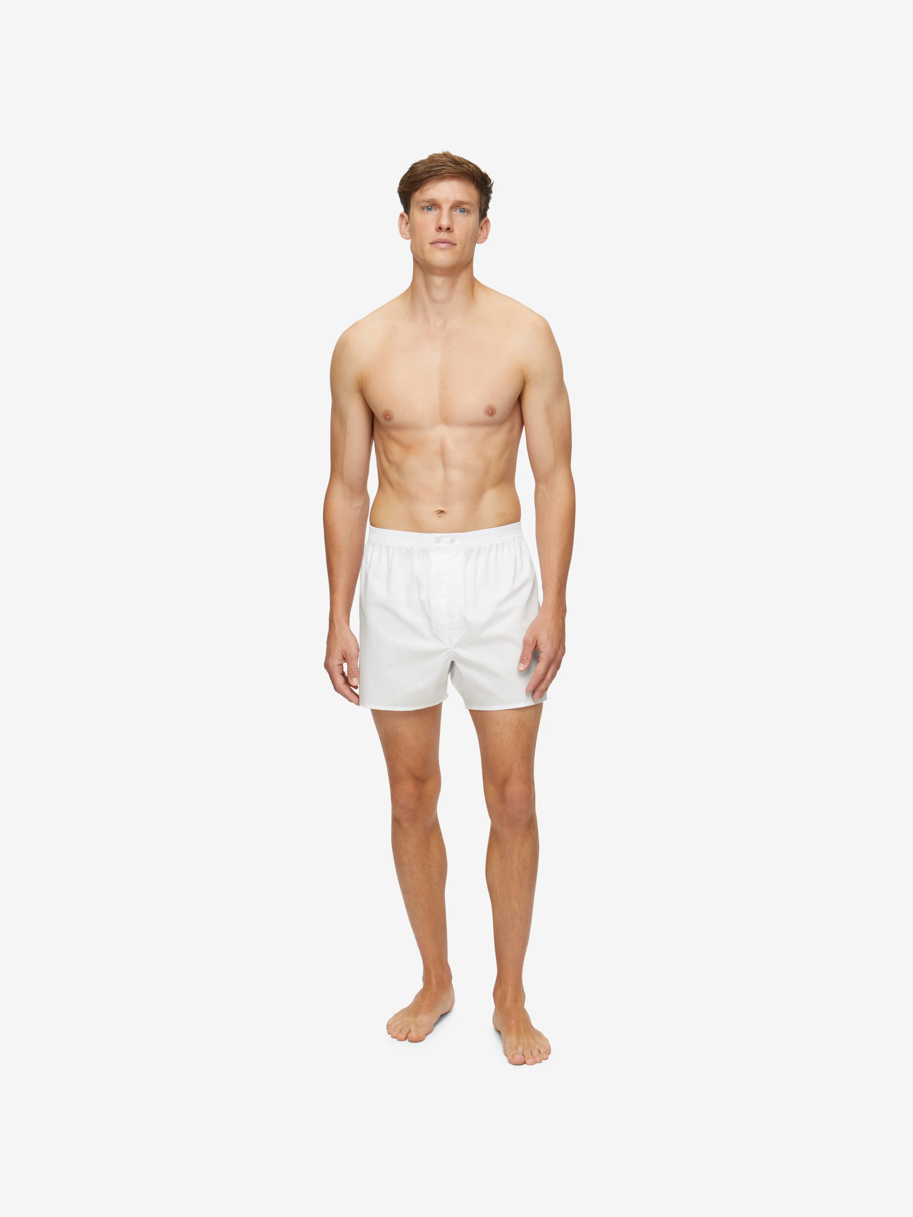 Men's Classic Fit Boxers Savoy Cotton White