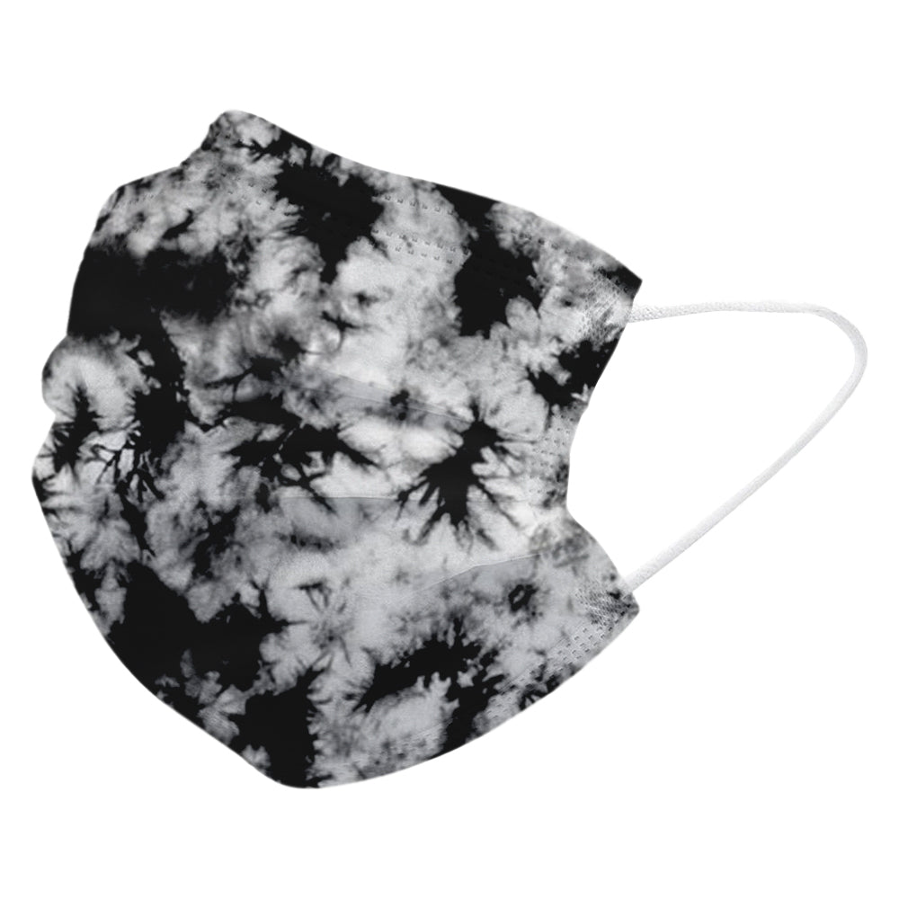 Single Use Surgical Face Mask EN 14683 (Pack of 5pcs) Black Tie Dye